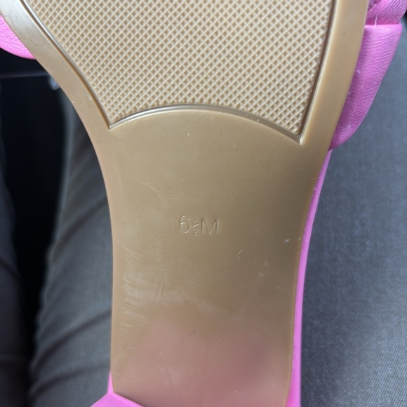 NWT Marc Fisher Women’s Pink Braided Sandals - Picture 5 of 5